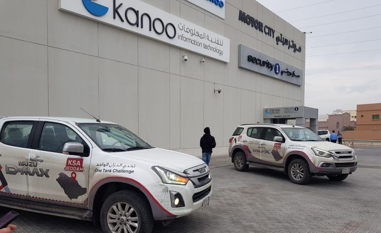 ايسوزو تنهي تحدي الخزان الواحد من جدة الى البحرين