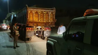 المرور يضبط سائق نقل متهور ومفحط في الجبيل والرياض