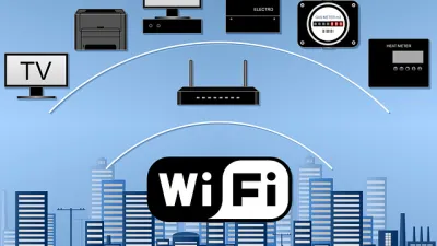 النطاقات الترددية في شبكة WiFi