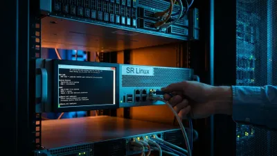 كيف يتعامل جدول SR Linux BGP RIB مع مسارات النظام وسياسات التصدير