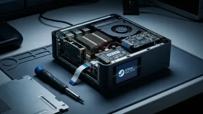 تفكيك جهاز Steam Machine يكشف عن كابوس من 39 خطوة لترقية الذاكرة
