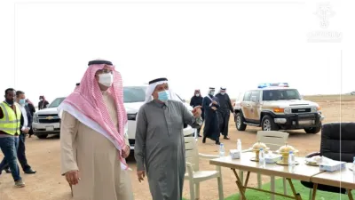 متابعة لأعمال الصيانة ومشروعات الطرق في حفر الباطن