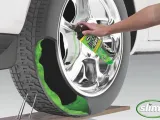 كيفية إضافة محلول slime الذي يمنع البنشر وتسريب الهواء من الإطار