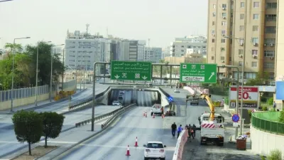 أمانة الرياض تستمر في تطوير طريق الأمير مساعد بن عبدالرحمن