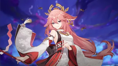 لعبة Genshin Impact تكشف عن مضرب بعوض كهربائي غريب بتصميم Yae Miko