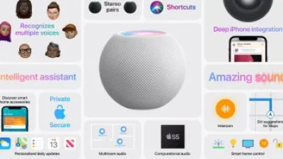 مكبرات الصوت HomePod mini تتضمن مستشعرا لدرجة الحرارة