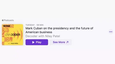 تتنافس Apple Podcasts الآن مع Spotify لتضمينات الويب