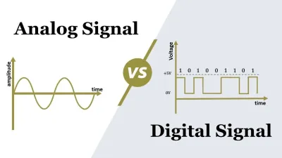 الفرق بين الإشارة الرقمية و التماثلية Digital Vs Analog Signal