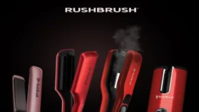 ®RUSHBRUSH تحدث ثورة فى عالم تصفيف الشعر بأربع منتجات فريدة من نوعها