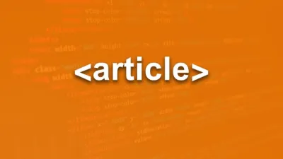 العنصر article