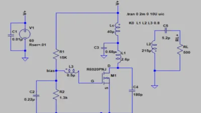 دارة مذبذب ارمسترونج Armstrong Oscillator Circuit