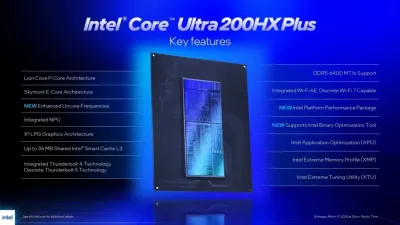 إنتل تكشف عن معالجات Core Ultra 200HX Plus لحواسيب الألعاب الرائدة