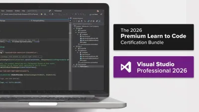 تخفيض هائل: احصل على Microsoft Visual Studio Pro 2026 و15 دورة برمجة مقابل 60 دولاراً