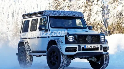 صور تجسسية لمرسيدس GClass 4X4 Squared الجديدة قبل طرحها رسمياً