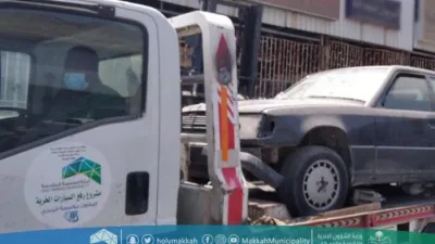 معالجة التشوه البصري في مداخل مكة ورفع 636 سيارة ومسار للدراجات بطريق بالرياض