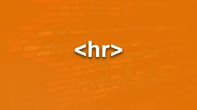 العنصر hr