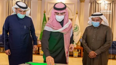 تدشين 5 مشروعات طرق في الجوف بطول تجاوز 100 كم