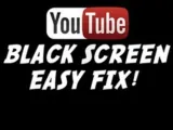 إصلاح الشاشة السوداء في يوتيوب