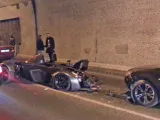 سيارة BAC Mono تتعرض لحادث في نفق ضيق في المجر