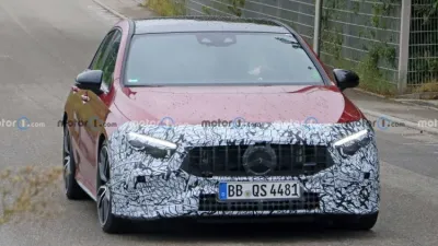 مرسيدس AMG A35 فيس ليفت تظهر في صورة تجسسية مع جزء أمامي محدث