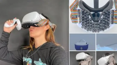 التقبيل فى ميتا فيروس أصبح ممكنًا الآن باستخدام سماعة رأس VR معدلة