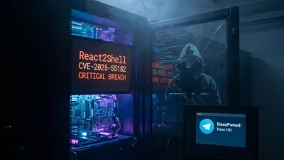 قراصنة يستغلون ثغرة React2Shell عبر روبوتات Telegram لاختراق أكثر من 900 شركة