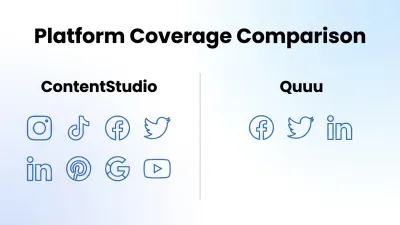 مقارنة شاملة بين Quuu و ContentStudio: منصات تنسيق المحتوى الرقمي