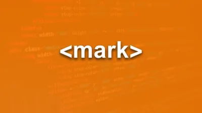 العنصر mark