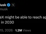 إيلون ماسك يتوقع إيرادات بقيمة تريليون دولار لشركة SpaceX بحلول 2030 بفضل Starlink والذكاء الاصطناعي
