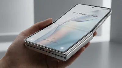 تسريبات Galaxy Z Flip 8 تكشف عن شاشة خالية من الطيات وتصميم أخف وزناً