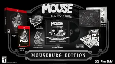 Mouse: P.I. for Hire Physical Release Confirmed for Switch 2, Last-Gen Delayed