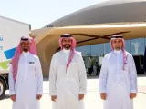 المجدوعي هيونداي تعرض أهم مركباتها التي تعمل بالهيدروجين في مؤتمر أرامكو