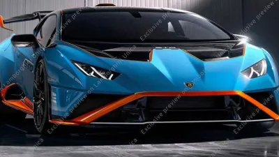 لامبورغيني هوراكان STO موديل 2021 يظهر قبل عرضه الرسمي