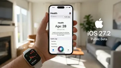 إطلاق النسخة التجريبية العامة الثانية من iOS 27.2: ميزة العمر الصحي وتوسعة لغات Siri AI