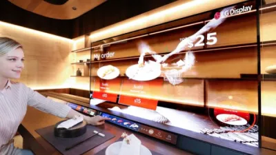 شاشة OLED الشفافة من LG في معرض CES 2021 القادم