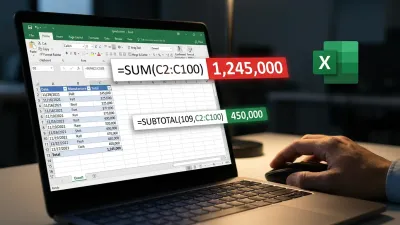 Stop Using SUM: Why Excel Pros Rely on SUBTOTAL for Accurate Reports