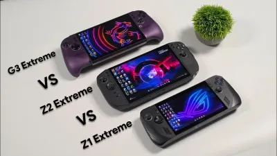 معالج Intel G3 Extreme يسحق AMD Ryzen Z2 Extreme في اختبارات أجهزة الألعاب المحمولة