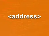 العنصر address