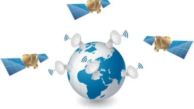 الوصلة الصاعدة للقمر الصناعي Satellite Uplink