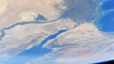 مصر من فوق حاجة تانية.. رائد أمريكى يلتقط صورة للدلتا وسيناء والنيل من الفضاء