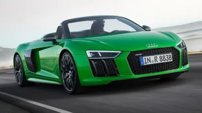 أودي R8 Spyder V10 Plus 2018 … تجربة الهواء الأسرع