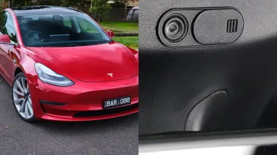 كاميرا داخلية تسلا Model 3 تتبع حركة العين والرأس