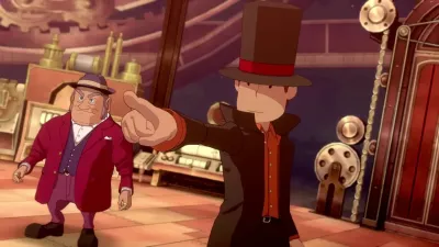 Professor Layton and the New World of Steam Breaks Nintendo Exclusivity, Coming to PS5 and PC