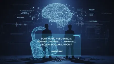 دعوى حقوق نشر بمليارات الدولارات: سوني ووارنر يقاضيان Anthropic ومؤسسيه