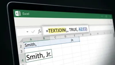 توقف عن دمج الخلايا يدوياً: كيف تُنهي دالة TEXTJOIN في Excel فوضى البيانات