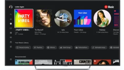 يضيف YouTube Music تكامل التلفزيون TV Integration