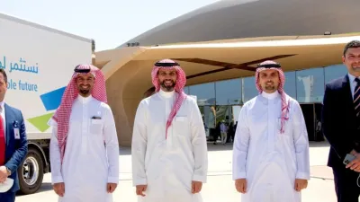 المجدوعي هيونداي تعرض أهم مركباتها التي تعمل بالهيدروجين في مؤتمر أرامكو