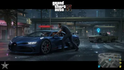 تسريب جديد للعبة GTA 6 يكشف عن فيزياء قيادة متطورة ونظام للوقود