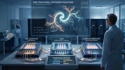 Quantum Linear Solvers: VQLS vs HHL in Time-Fractional Diffusion