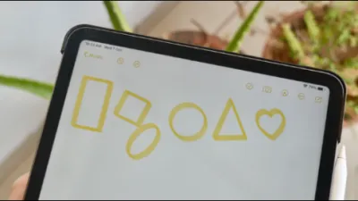 كيفية رسم أشكال مثالية على iPhone و iPad
